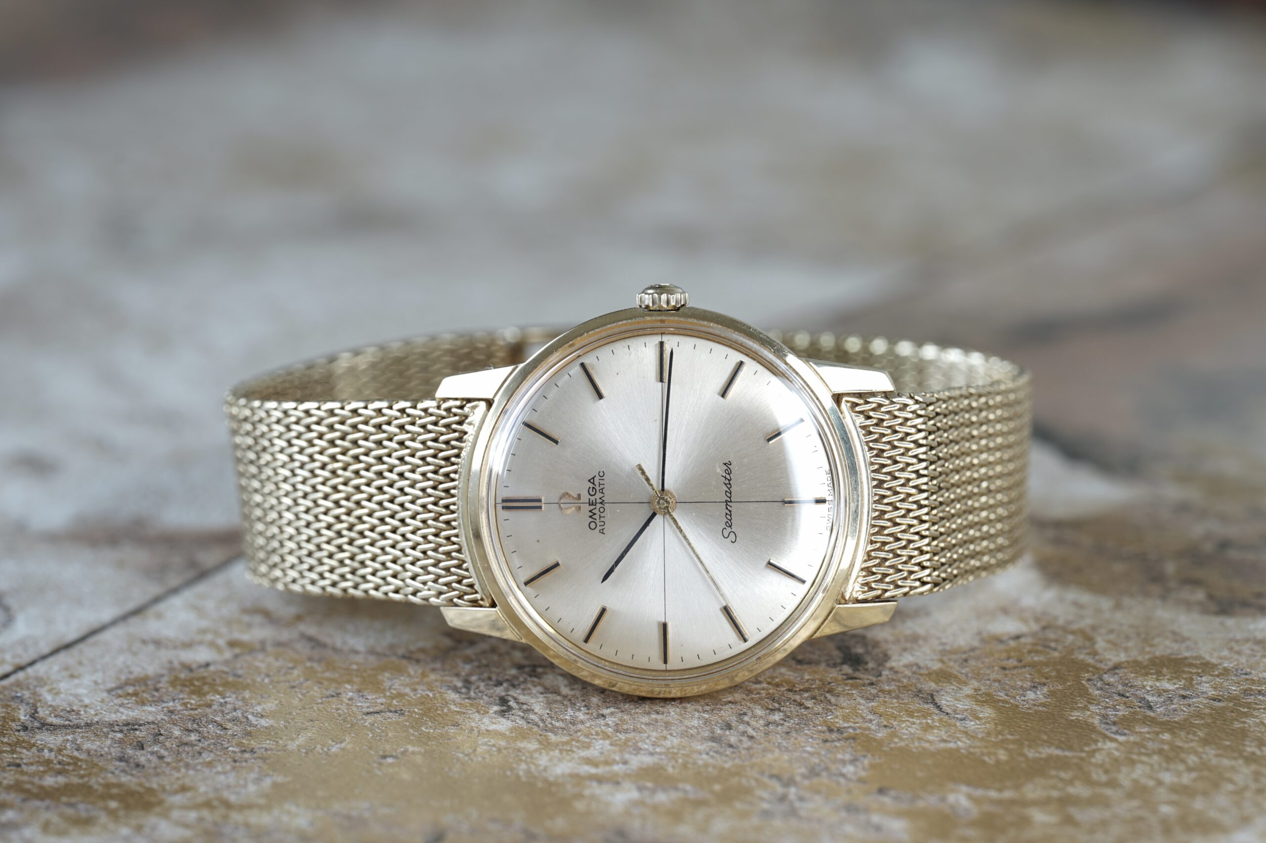 Omega Seamaster 14k crosshair ref. 165.001